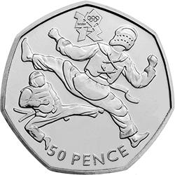 Olympic-50p-Taekwondo