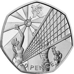 Olympic-50p-Volleyball