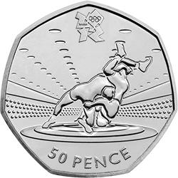 Olympic-50p-Wrestling